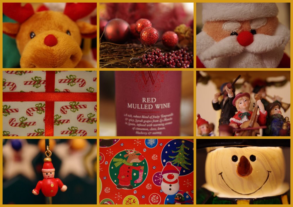 Christmas cheer collage