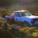 Galway International Rally- speeding car